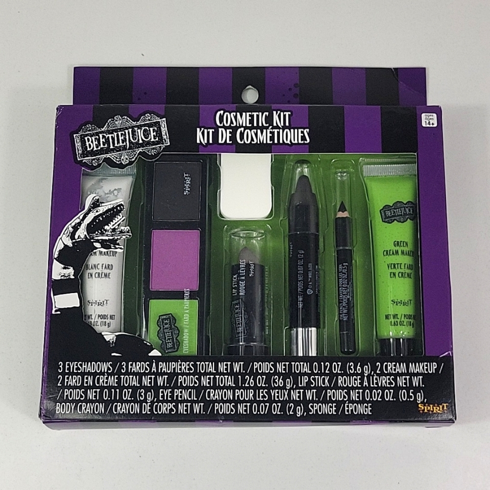 Spirit Halloween Beetlejuice Cosmetic Kit
